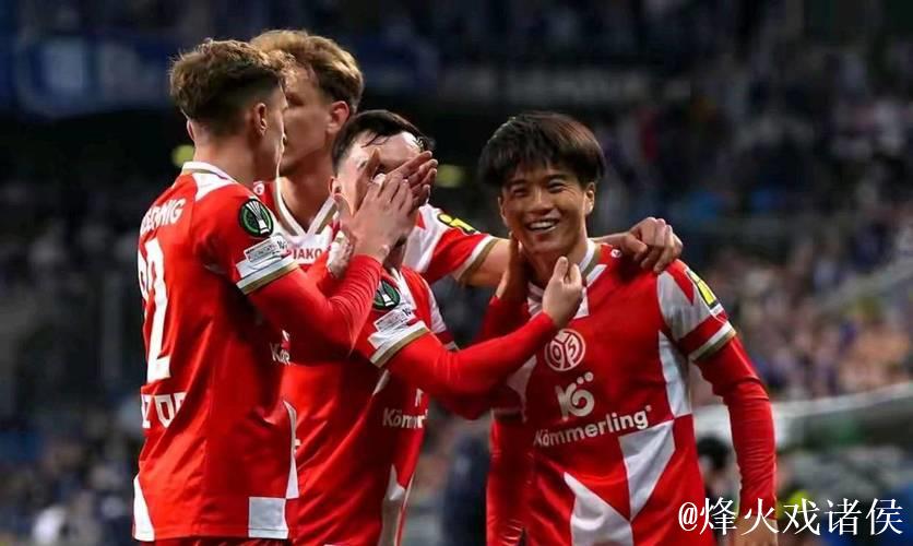 波兹南莱赫1-1美因茨，川崎飒太建功，伊沙克扳平